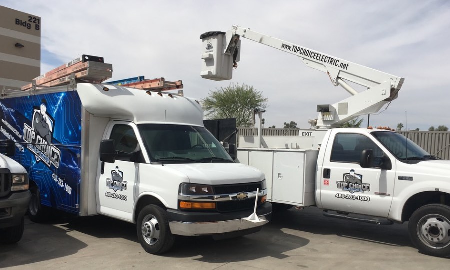 Commercial Electrician Trucks